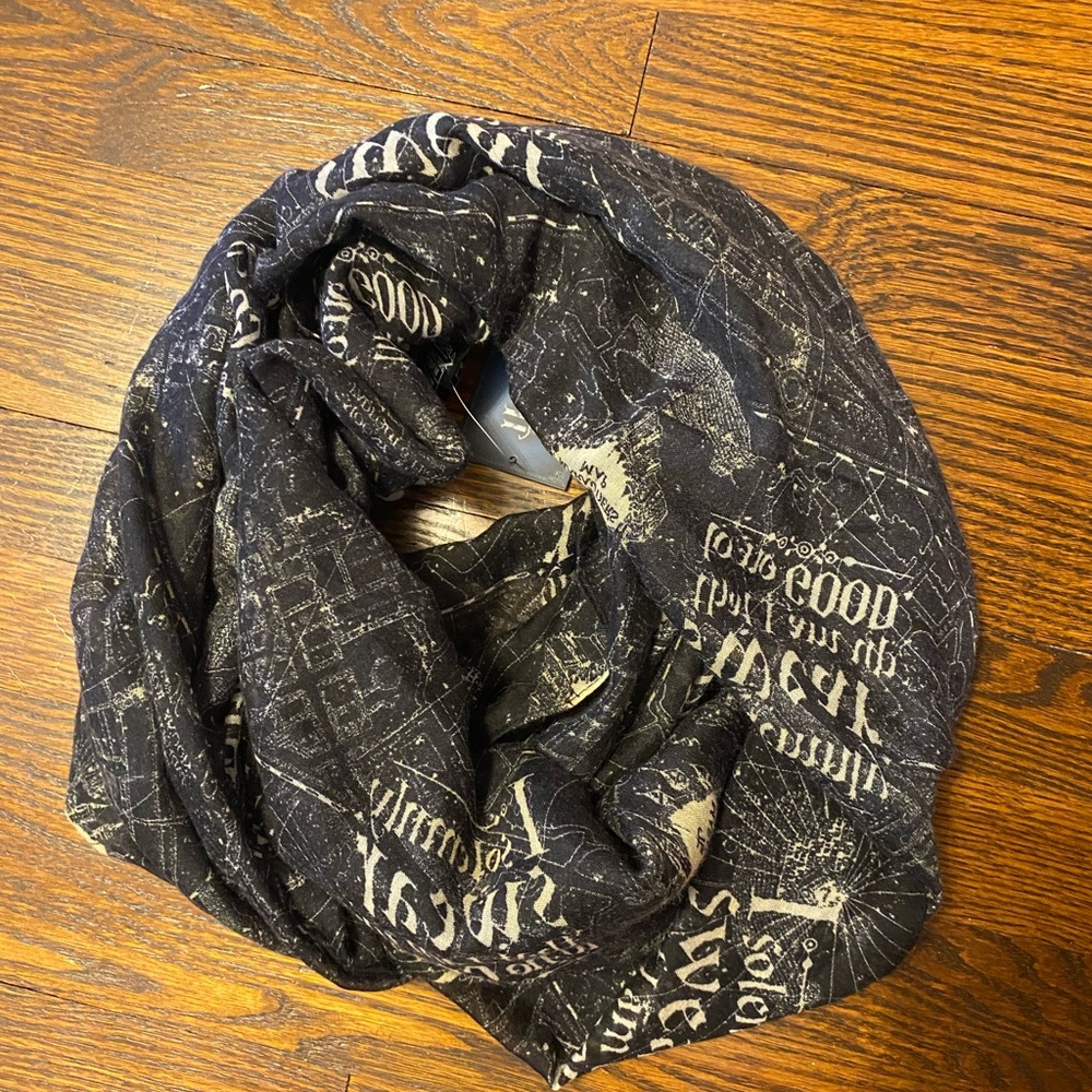 Harry Potter mauraders map infinity scarf